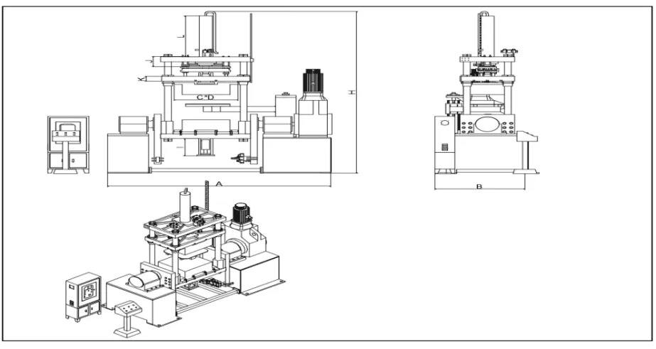 Máy đúc trọng lực Servo